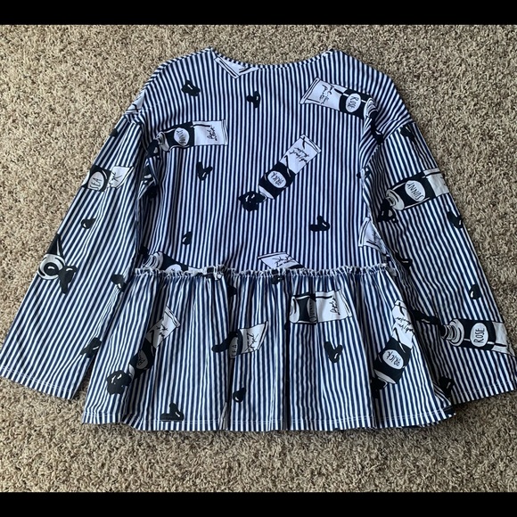 Zara Long Sleeve Cotton Blouse - Picture 2 of 6